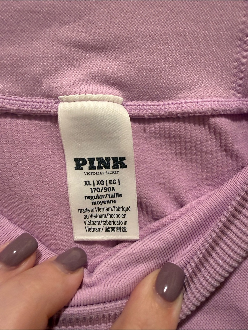 PINK Lavender Leggings - Picture 4 of 4